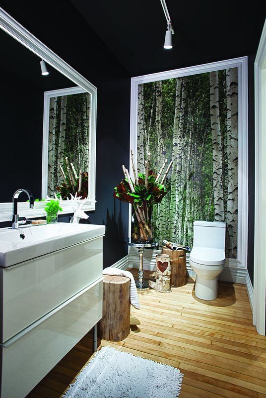 Alexandria Mouldings in a bathroom