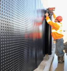 Platon Foundation Wrap being installed