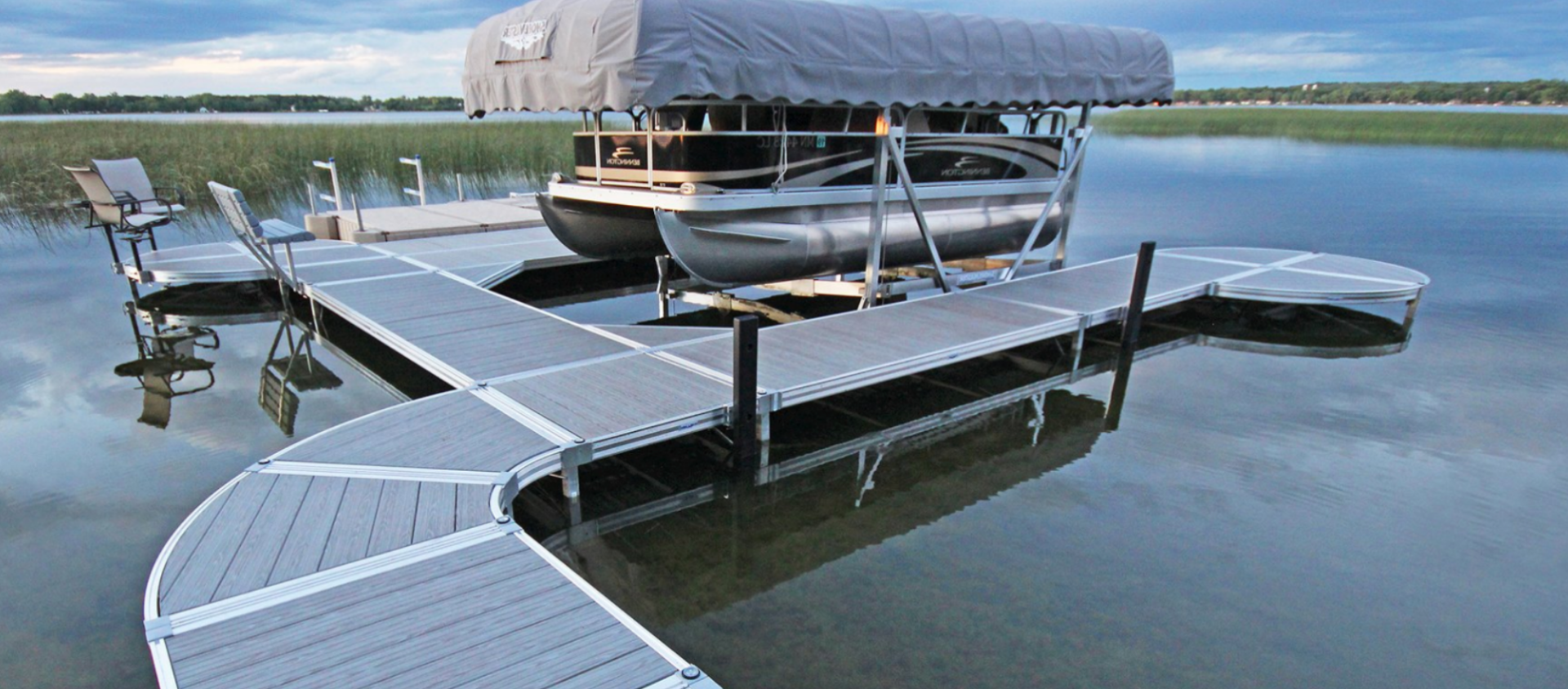 ShoreMaster Dock with boat lift
