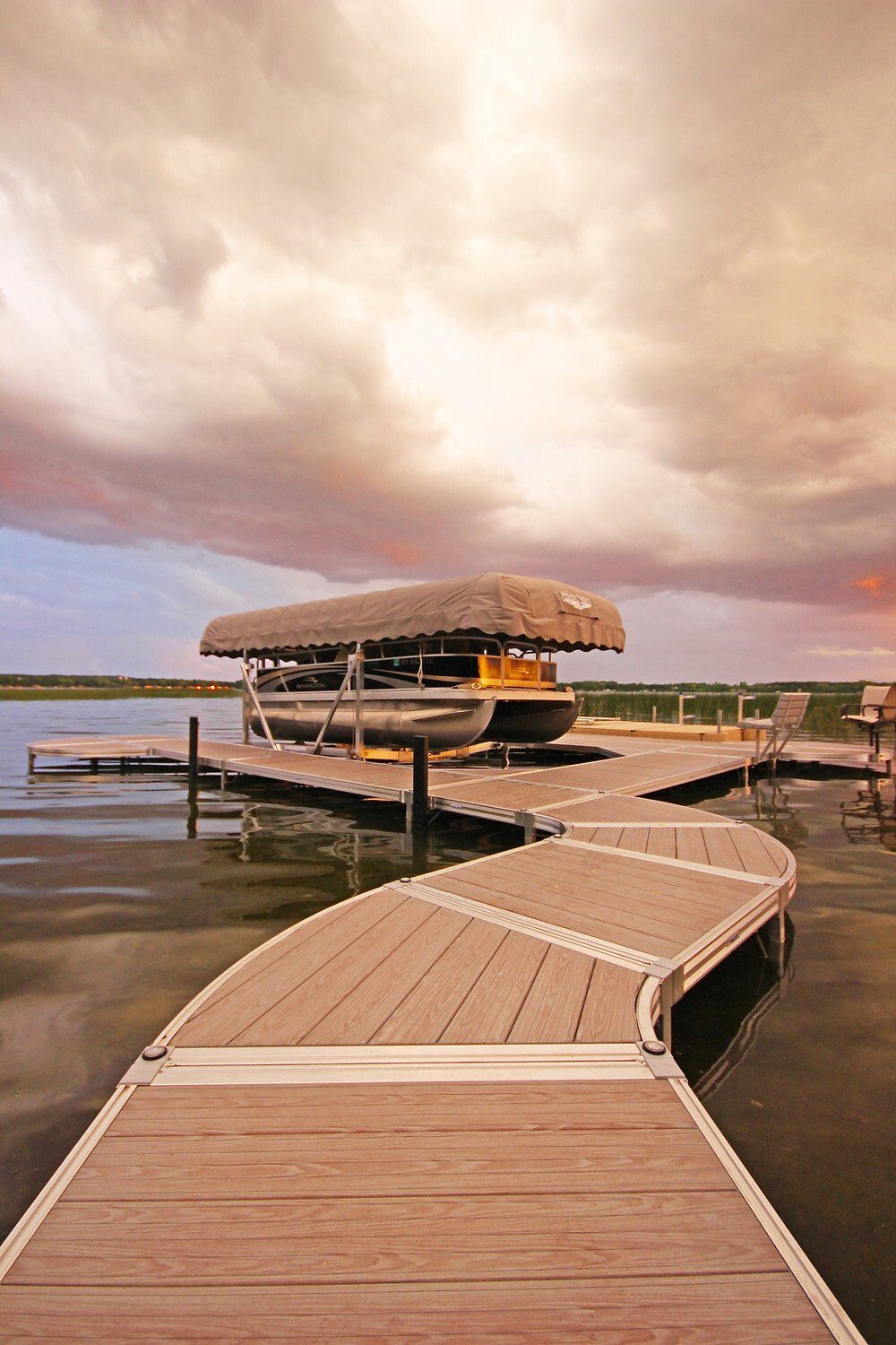 ShoreMaster Dock with boat lift