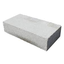 Solid concrete block