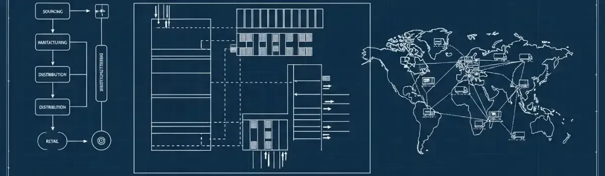Logistics network mapping software, warehouse operations analysis, supply chain flowcharts, and distribution strategy planning