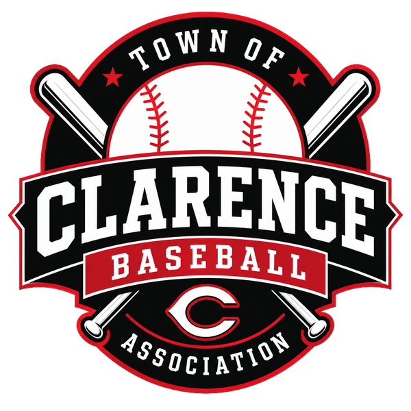 Town of Clarence Baseball Association logo