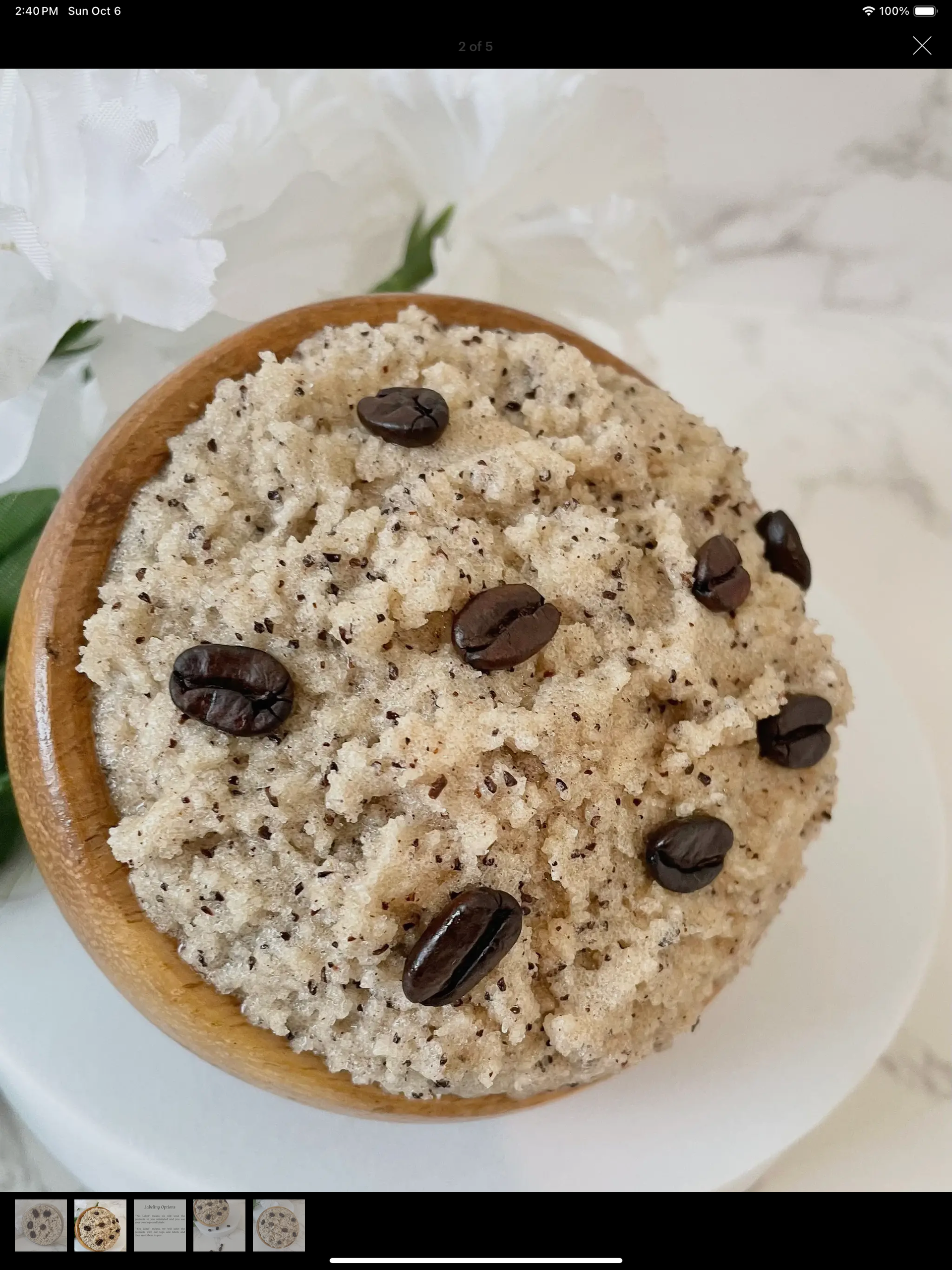 Coffee and Manuka Honey Sugar Scrub