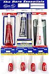 A Package Displaying Three Different Tubes of