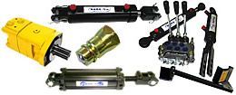 Hydraulic Cylinders, Valves, and a Yellow Motor — FNQ Filters & Parts In Mareeba, QLD