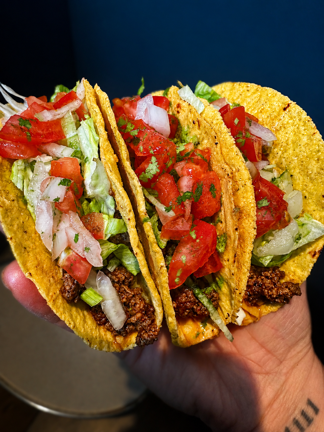 crispy beef tacos