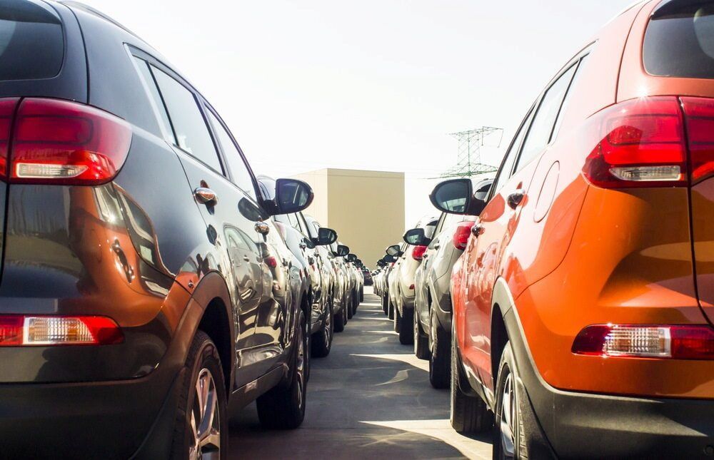 Rows of New Cars Parked in a Lot — Fulgi's South Coast Automotive and Dismantling in South Nowra, NSW
