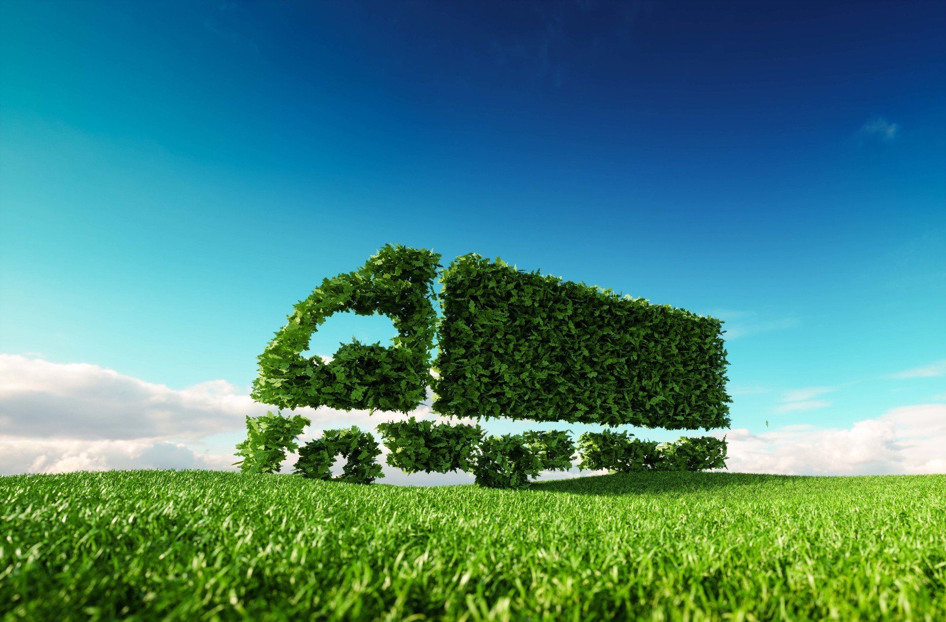 Green Waste Removal Truck