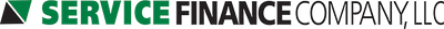 Service Finance Company LLC logo in green and black text with a green triangular icon