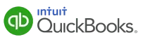 Intuit QuickBooks logo featuring a white