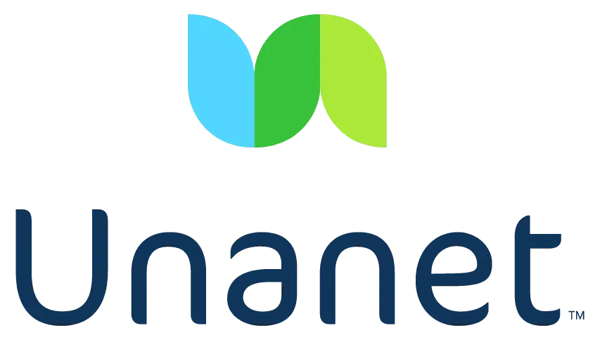 The Unanet logo features a stylized