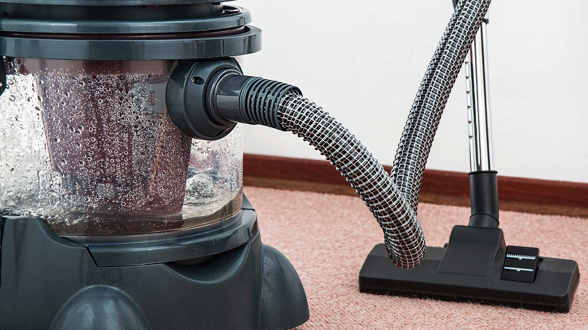 Steam cleaning a sofa 2