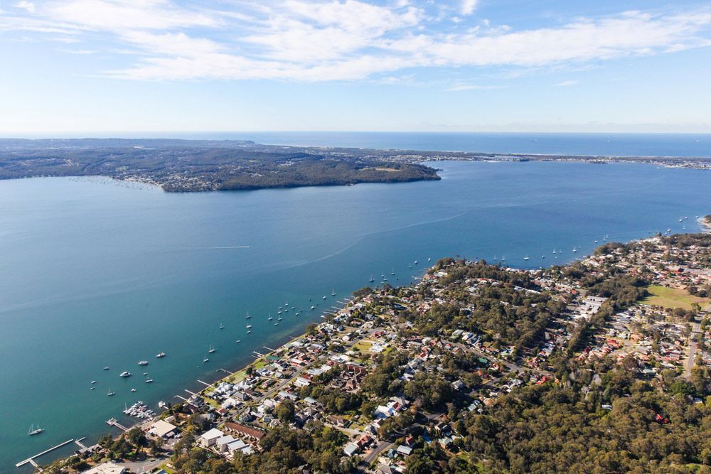 Aerial view of Lake Macquarie — Level 2 Electrician Near Me in Lake Macquarie NSW