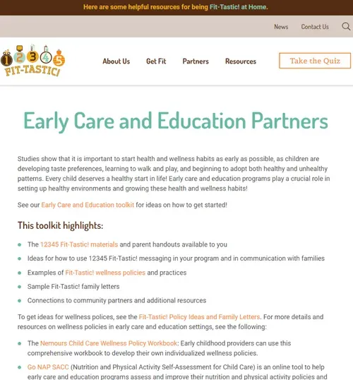 Webpage for 