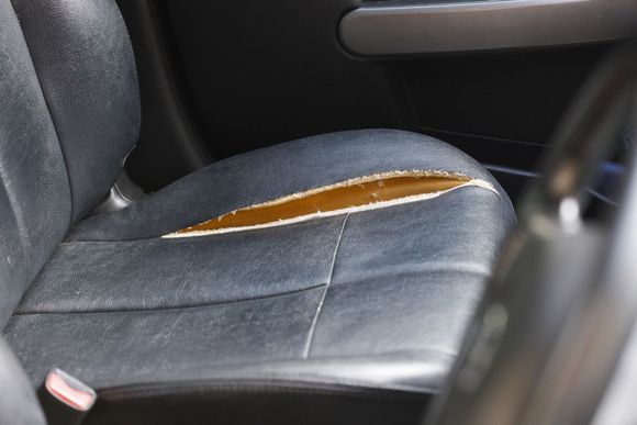 repair torn seats and interior trim.