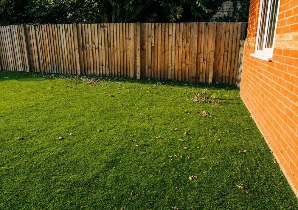 After installation of artificial grass in Tilehurst, Reading