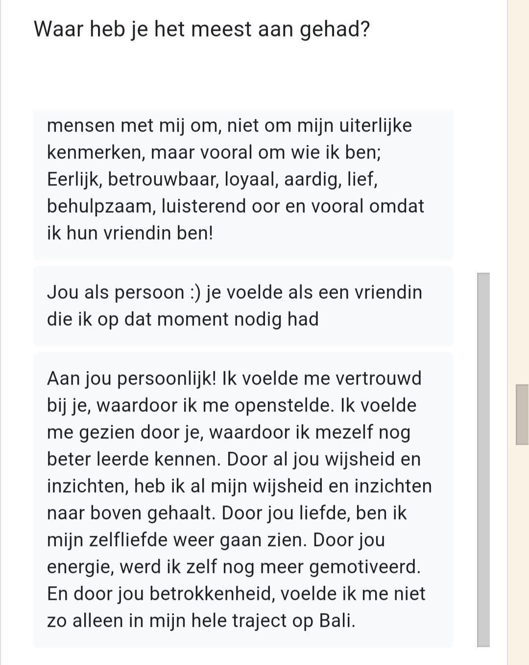 Review Chantal Biersma Coaching en Retreats
