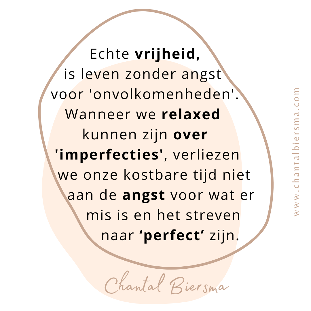 Zelfacceptatie, zelfvertrouwen, zelfliefde quote Chantal Biersma