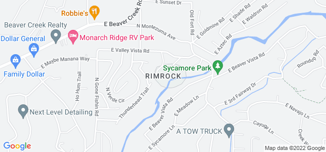 Map of business location