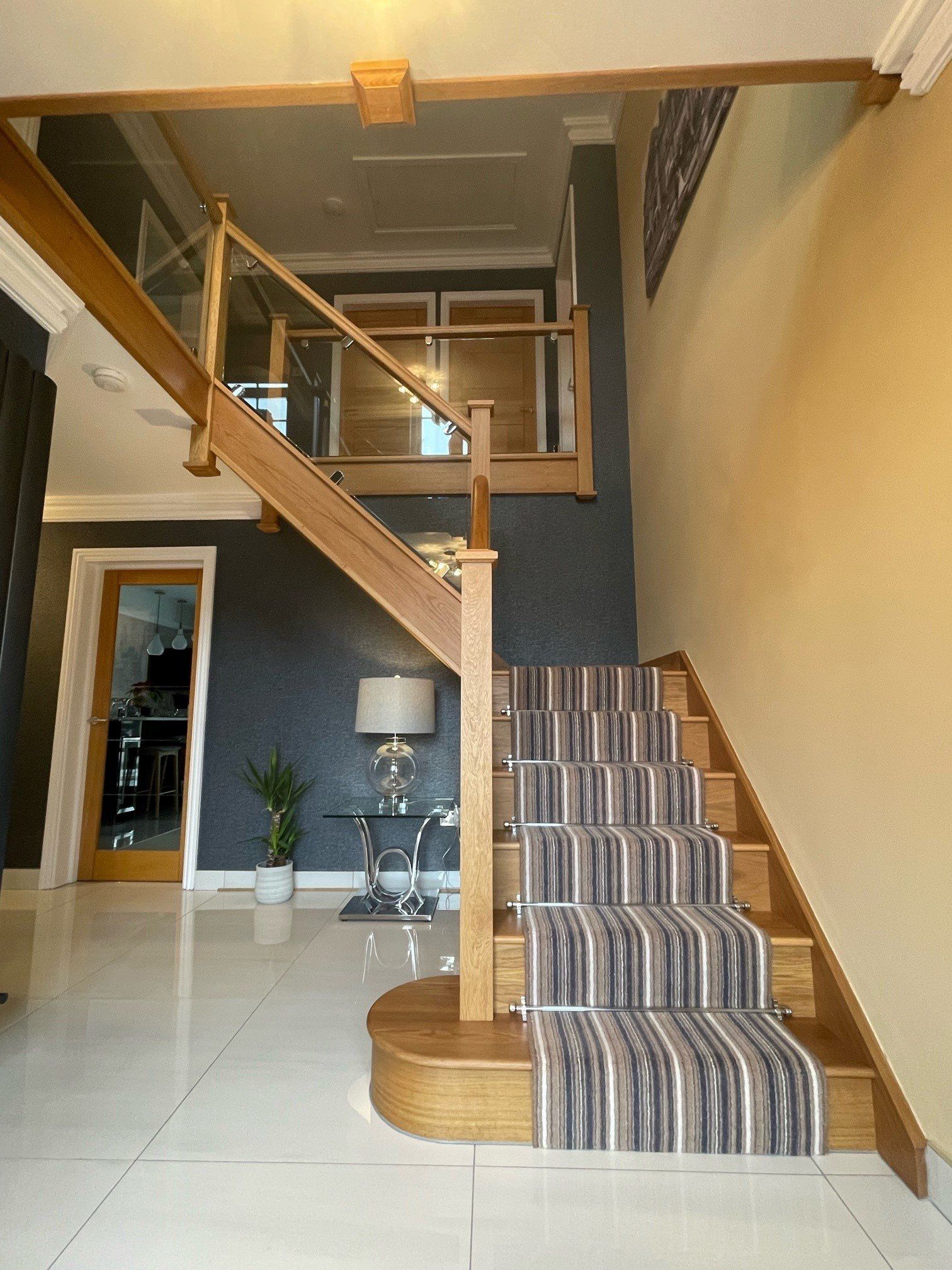 Glass & Oak Staircase | Central Joinery Group