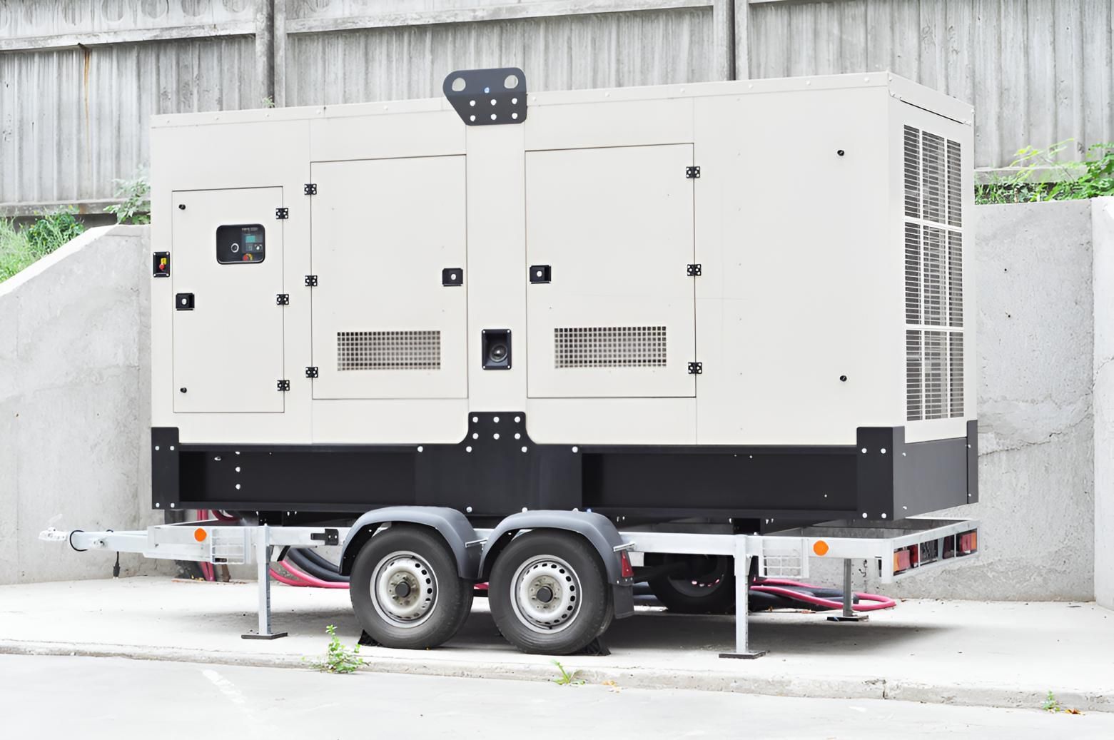 Large Generator is on a Trailer — Robbie McDonald Electrical in Coolum, QLD
