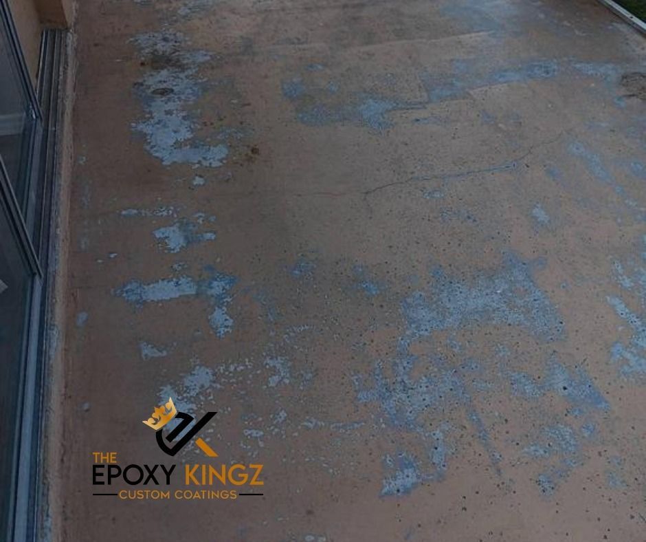 incredible Domino epoxy flake garage floor transformation by The Epoxy Kingz