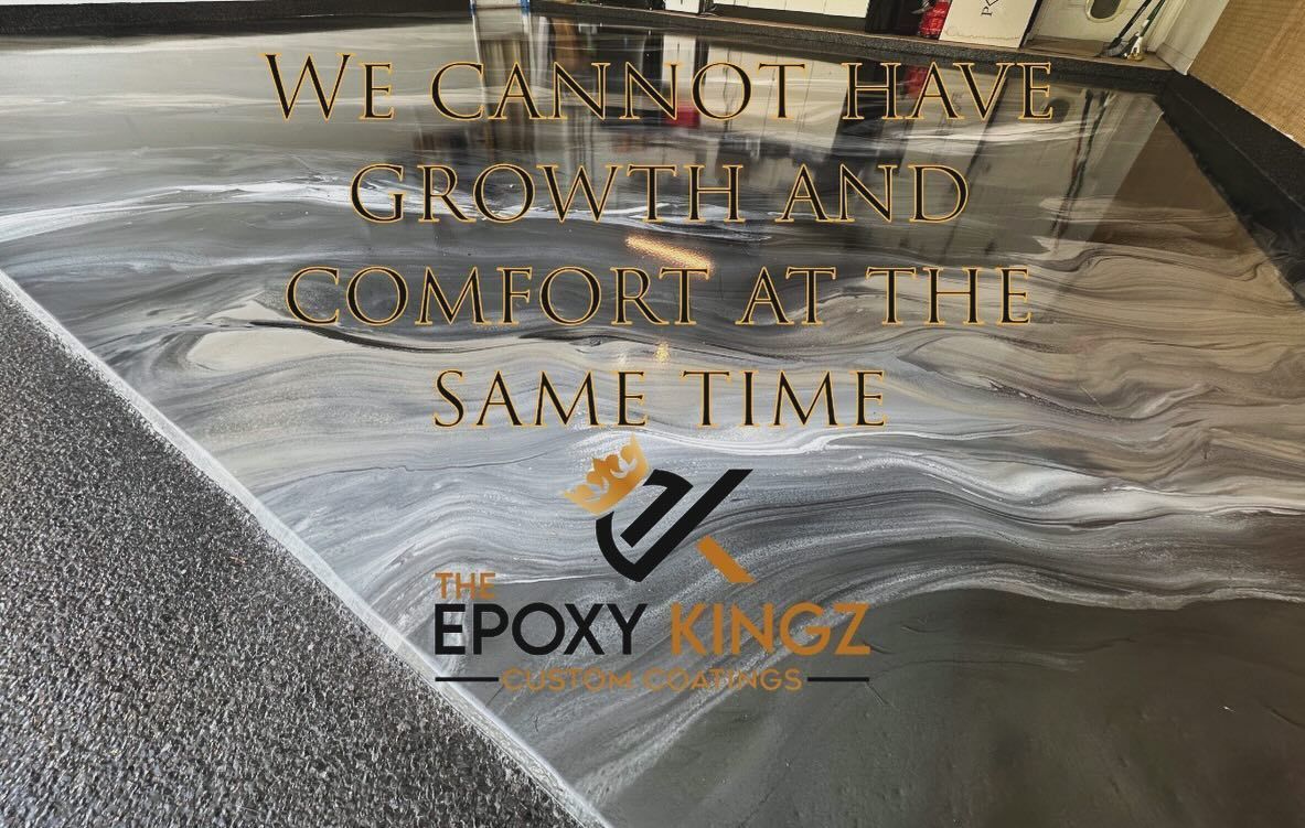 Industrial-grade epoxy floor with anti-slip surface