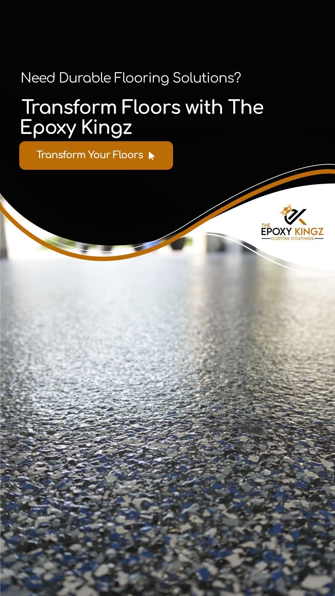 Seamless epoxy floor installation by Epoxy Kingz