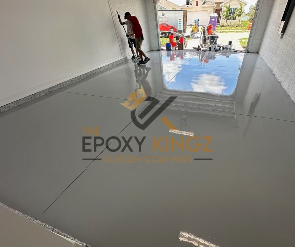 Epoxy Kingz floor installation