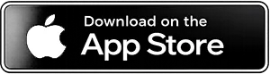 Apple App Store download badge on a black background with white text and Apple logo