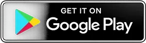 Get it on Google Play badge with multicolor Play triangle icon on black background