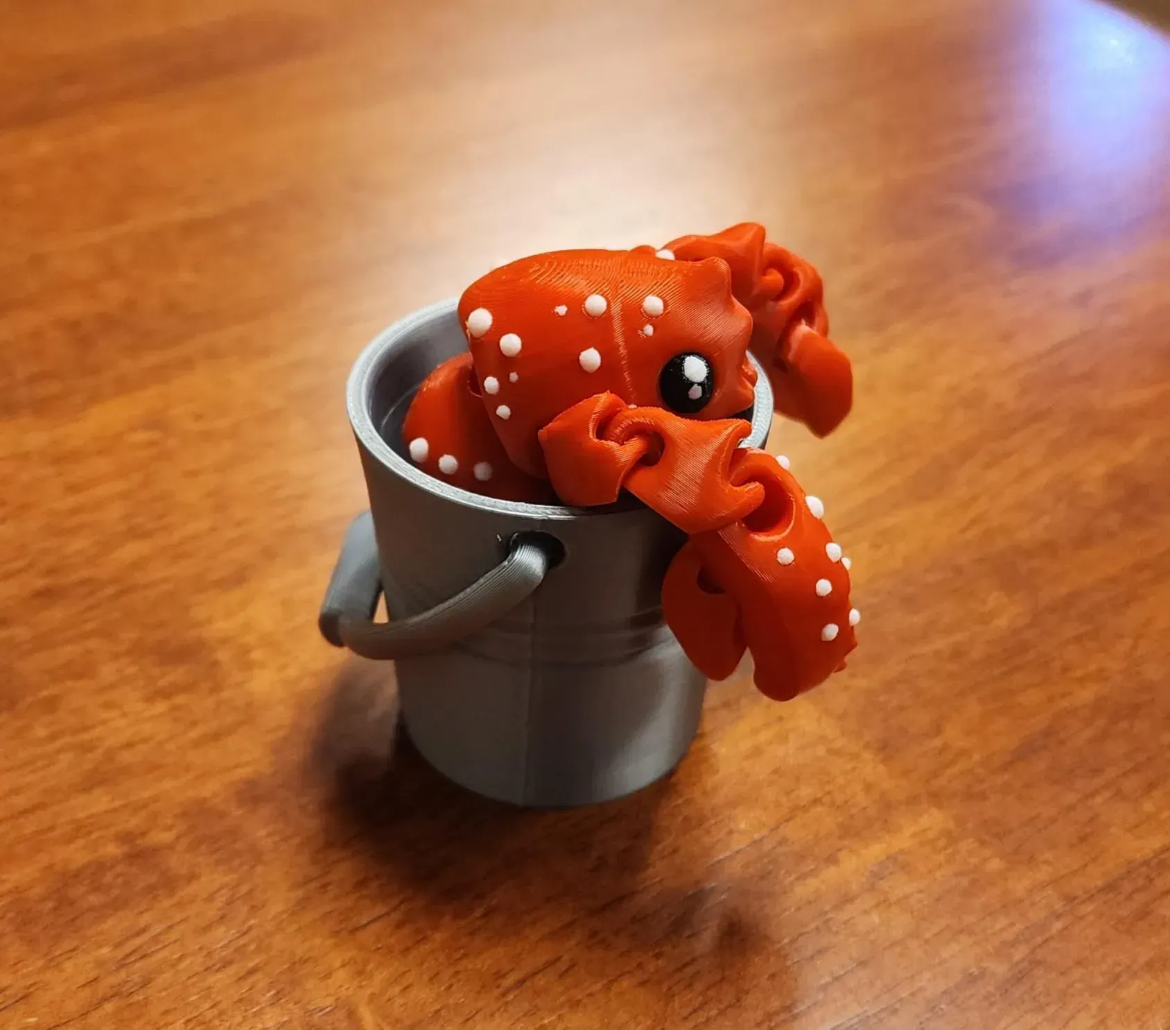Lobster with bucket