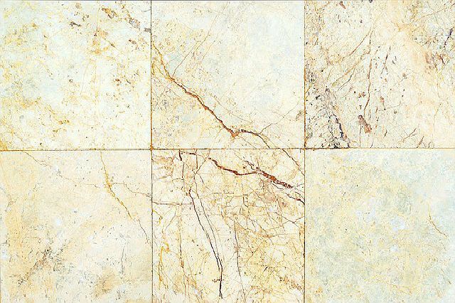 A close up of a marble tile floor.