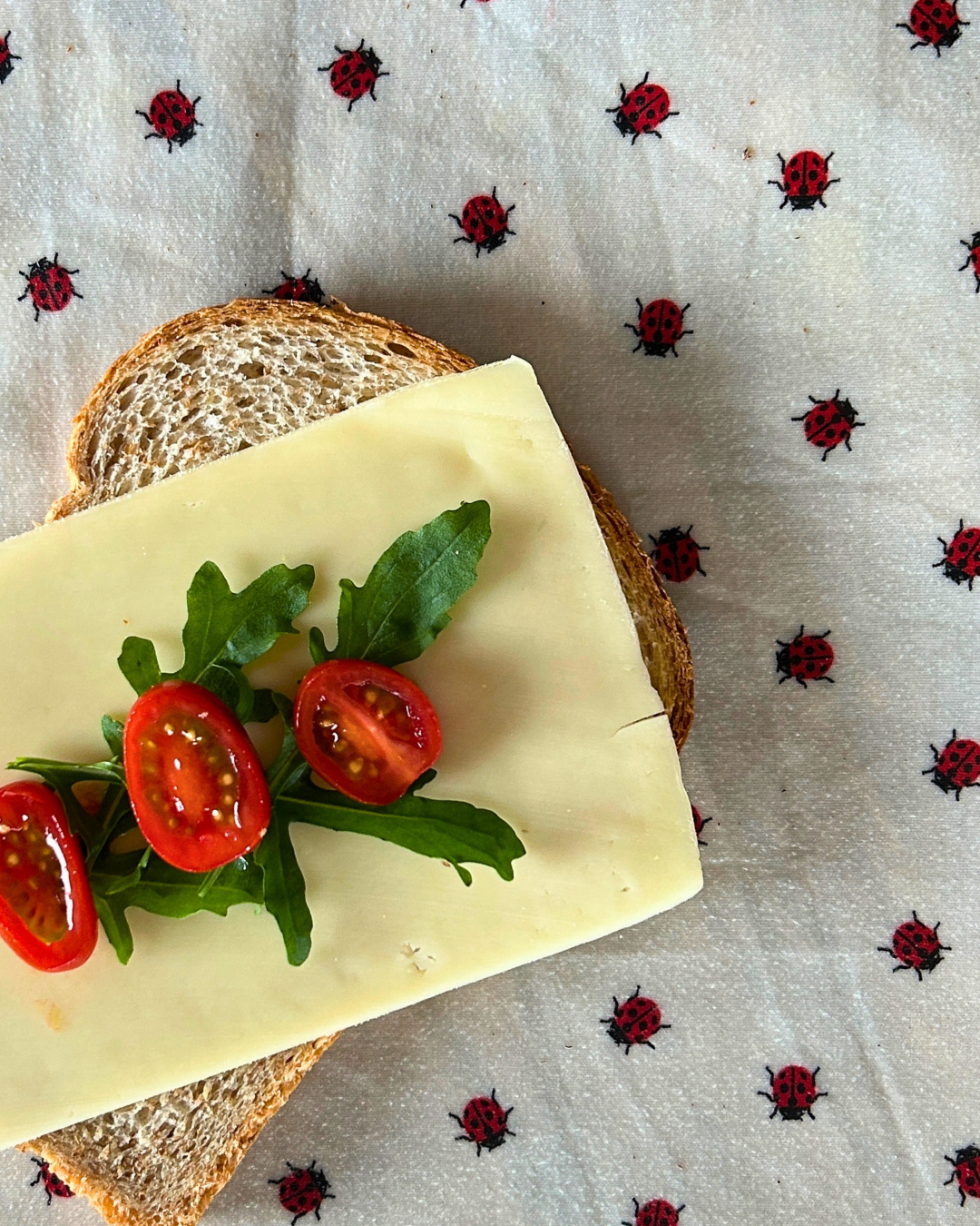 Foodwrap Ladybugs to love! 33x33cm