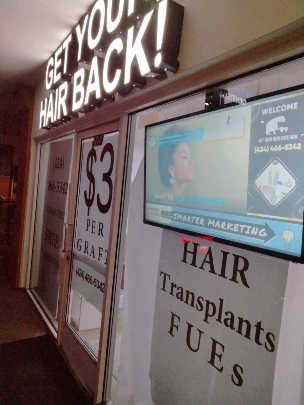 Hair Transplants Menu