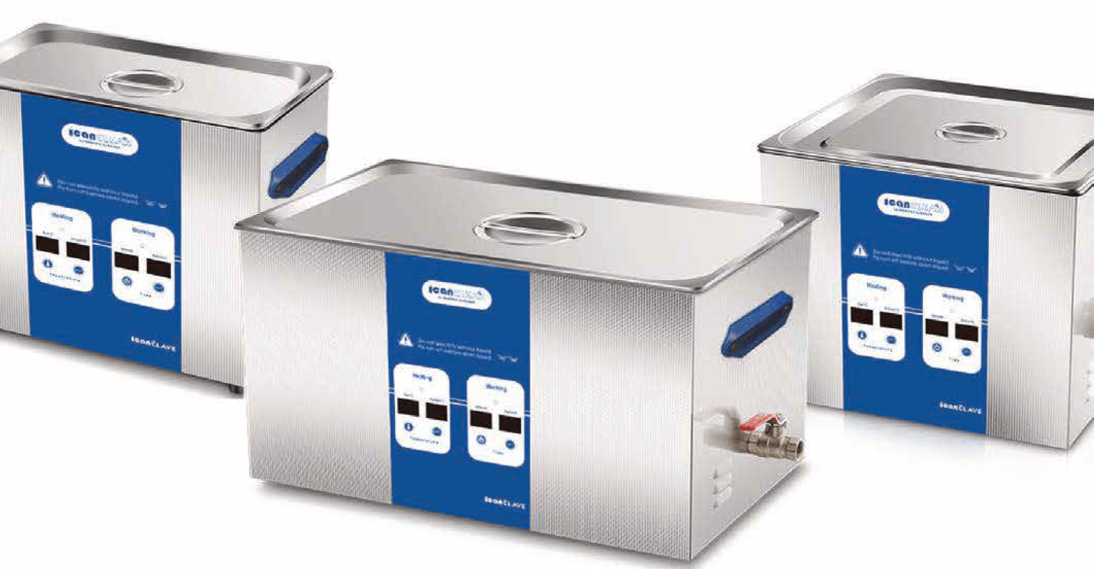Photo of ultrasonic cleaners.
