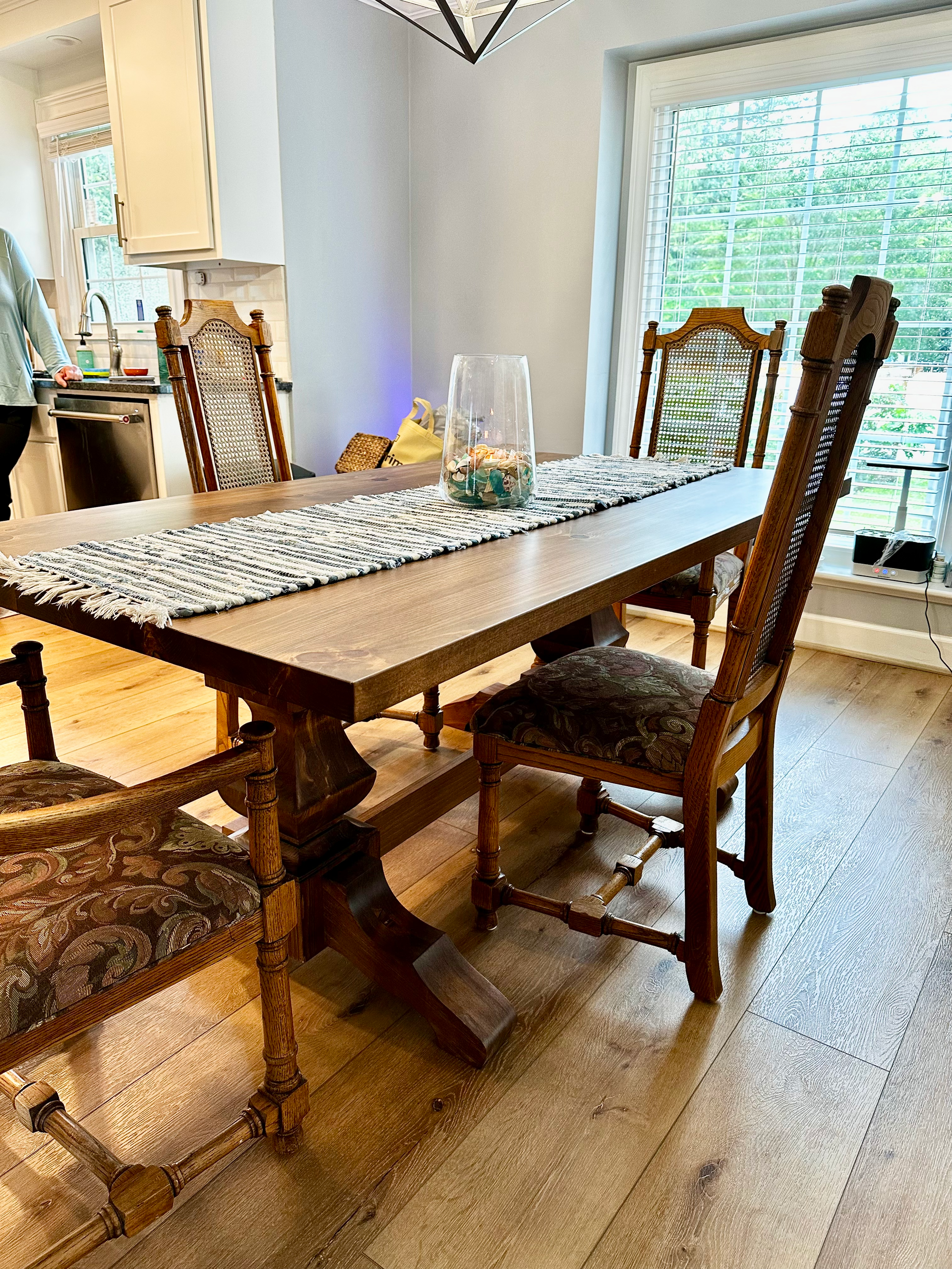 Trestle Base Dining Table | Custom Furniture