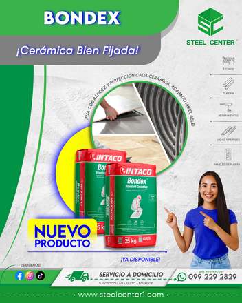 Bondex INTACO Norte Quito | Cotocollao | Fijador de Cerámica  | Steel Center