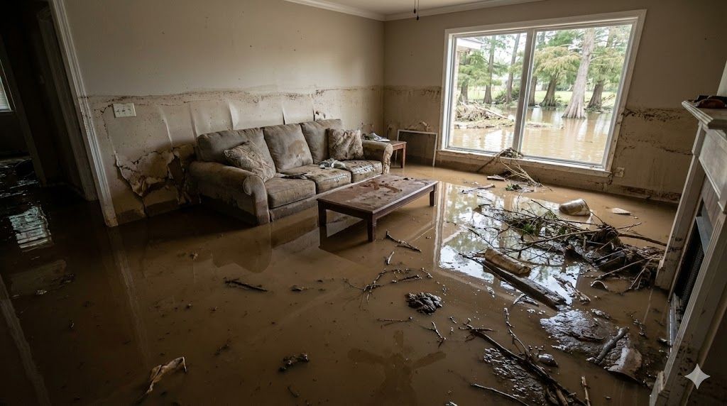 Alexandria storm damage and flood damage restoration