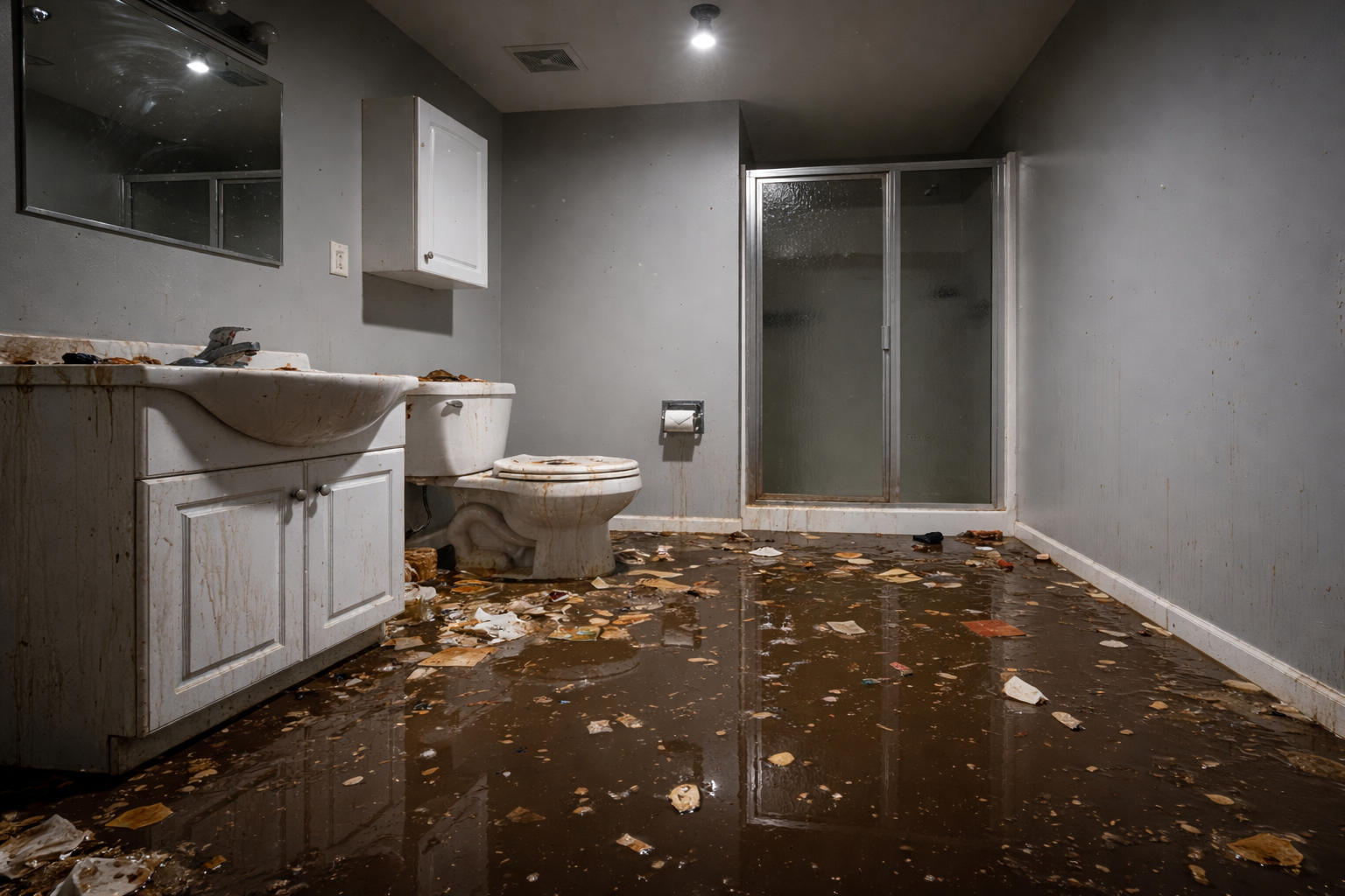 sewage backup