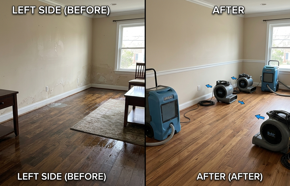 water damage repair Alexandria