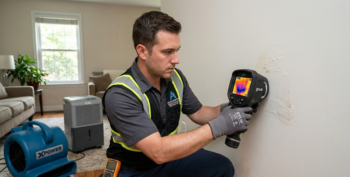 water damage repair Alexandria
