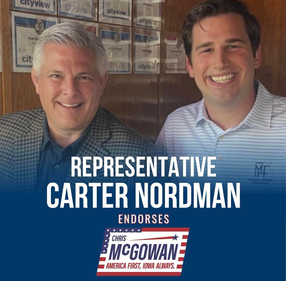 - Rep. Carter F. Nordman