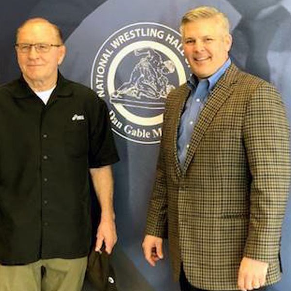 Legendary wrestler and coach, Dan Gable,
and I have been friends for decades.
It was an honor to serve on his
Museum Board of Directors for a dozen years.