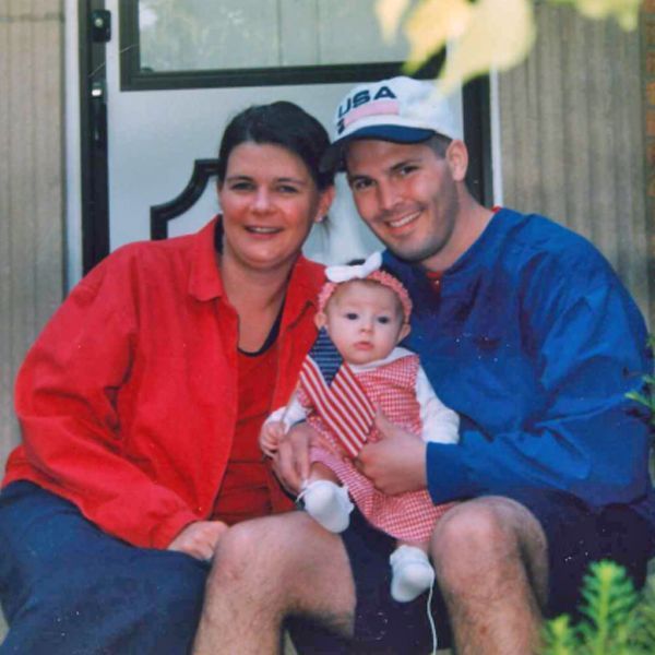 McGowan's first family picture (2000).
