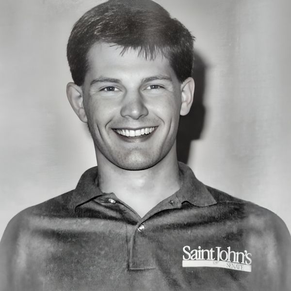 McGowan Serving as student body president at St. John’s University (1989).
