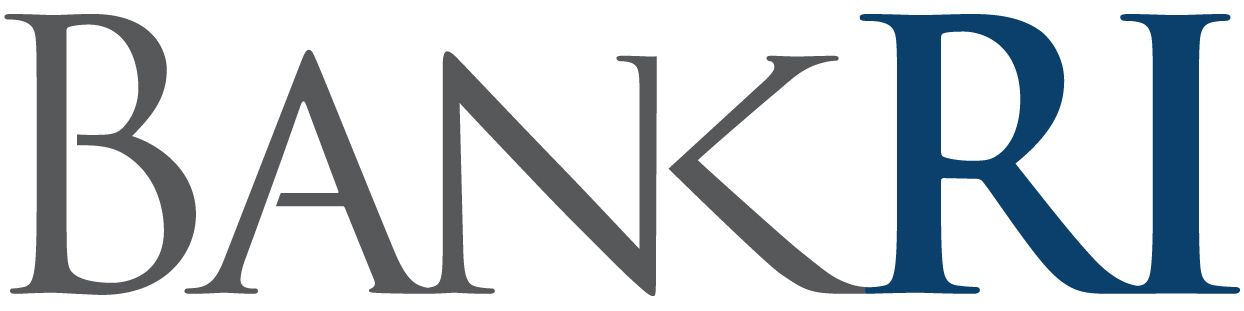 BankRI logo, dark gray text with the "RI" in dark blue.