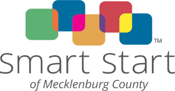 Smart Start of Mecklenburg County logo with colorful overlapping squares and gray text