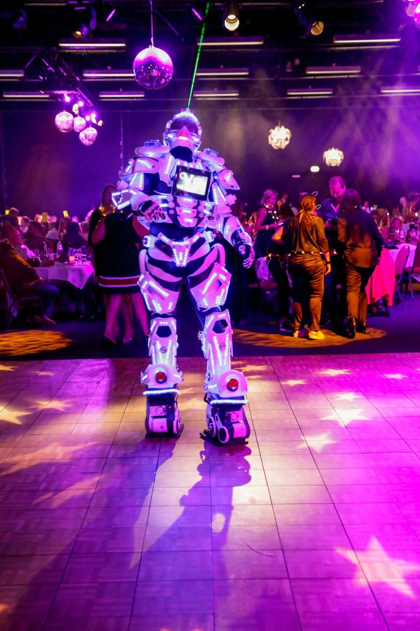Silva White LED Robot 